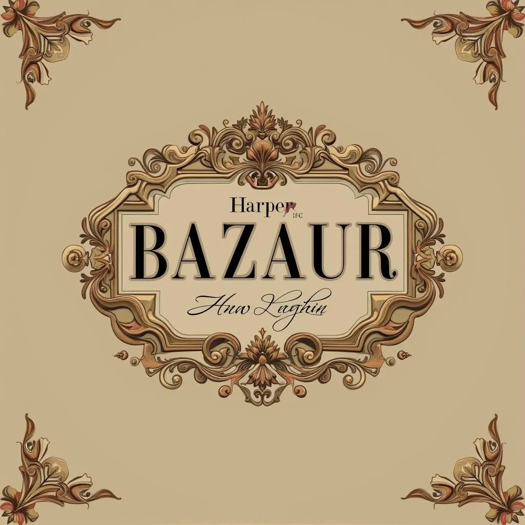 Logo Harper's Bazaar (simulado)