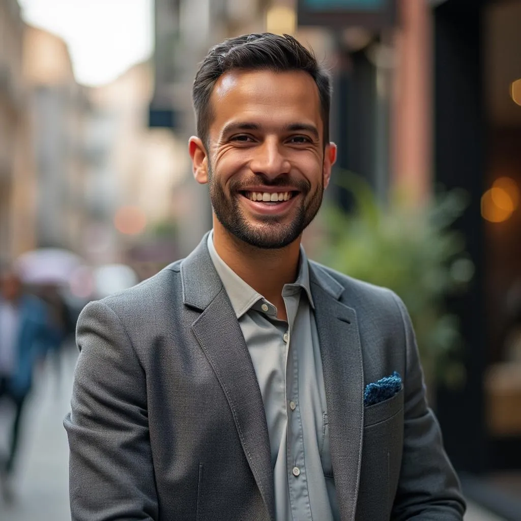 Retrato de Carlos M., cliente satisfecho